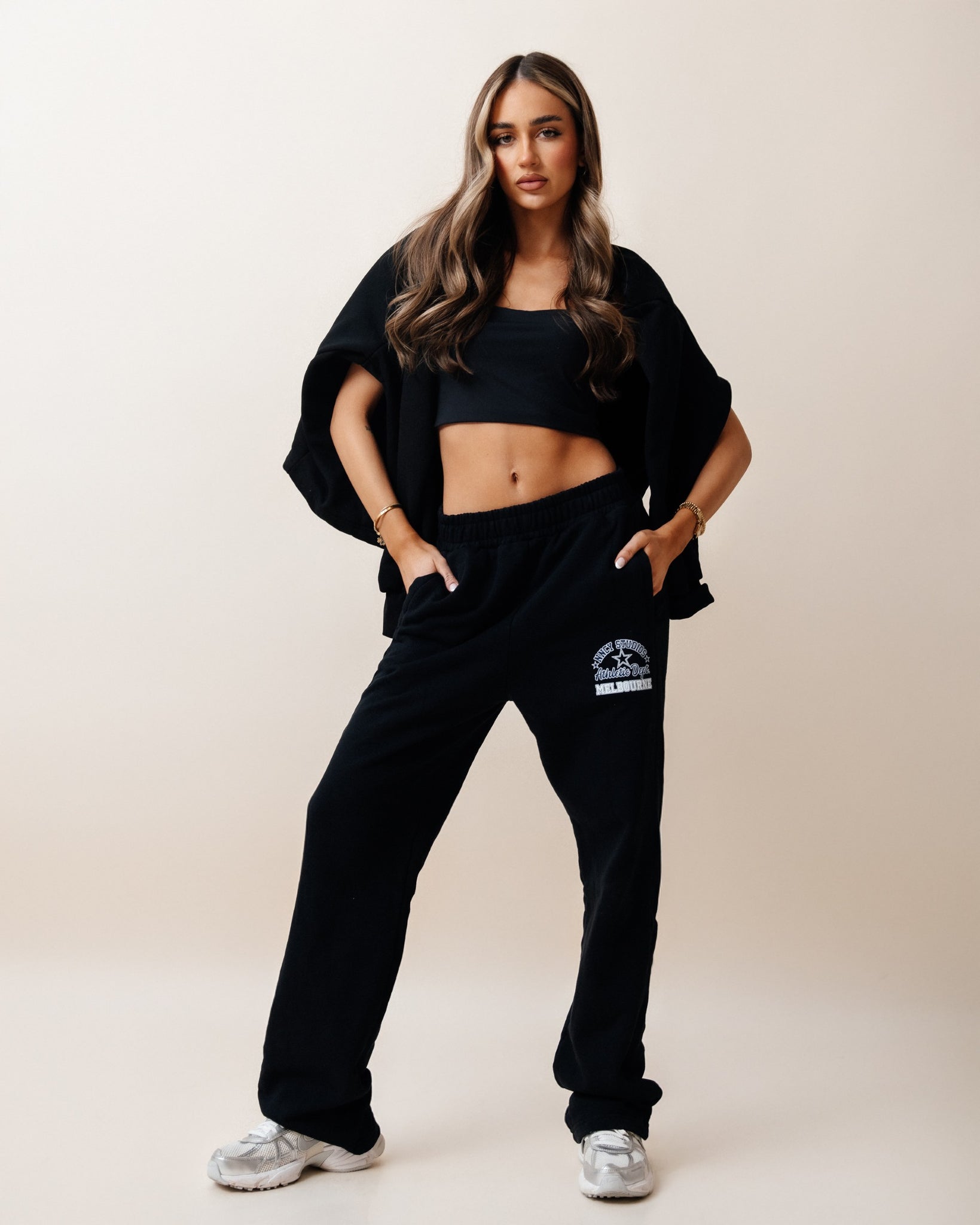 Straight Leg Athletic Track Pants