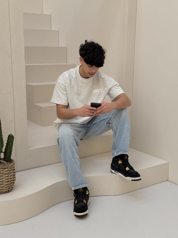Puff Print Graffiti Print Tee